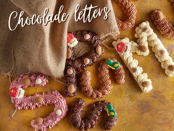 X letter wit&nbsp;choco letter inpakken