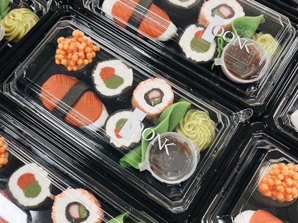 Marsepein sushi